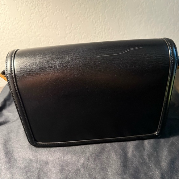 Yves Saint Laurent Medium Solferino Black Leather with Gold Hardware - Picture 11 of 12